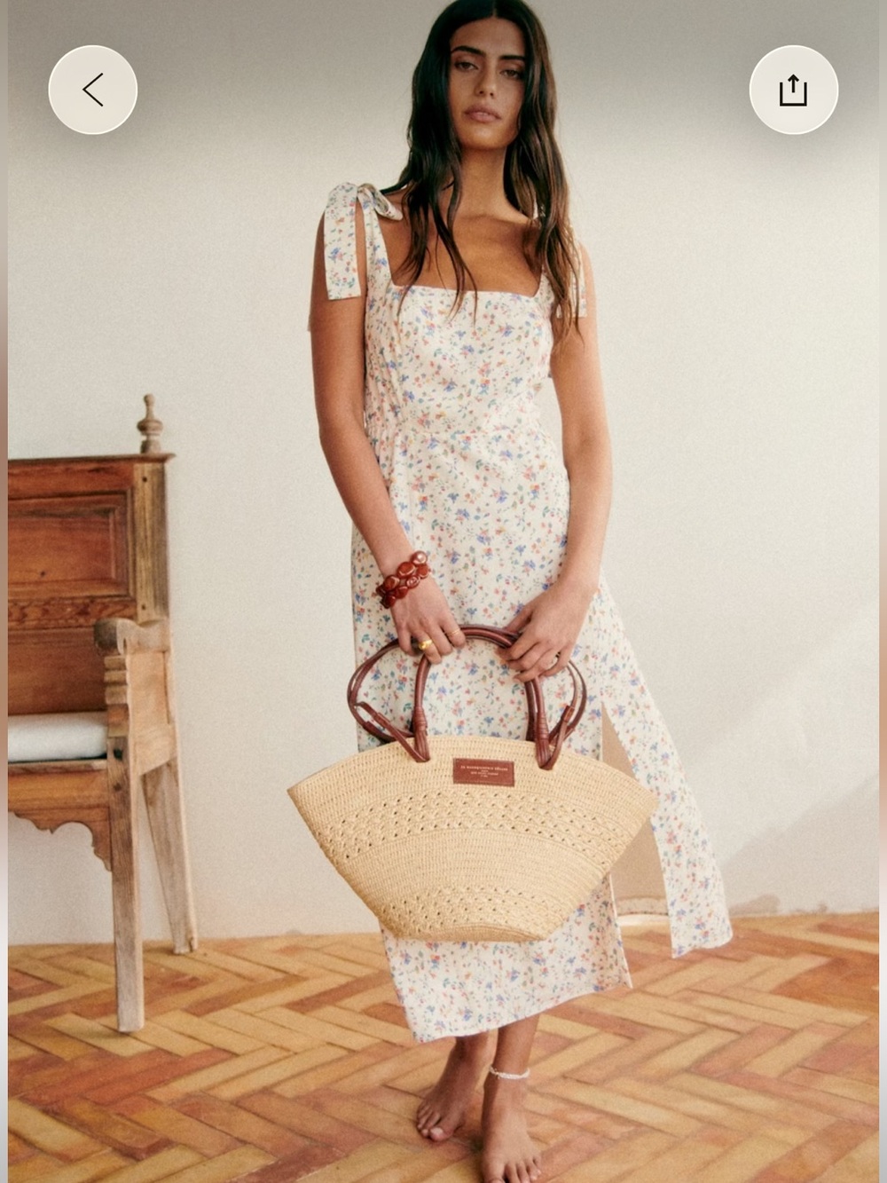 Sezane Dorothea Dress in Melia Print